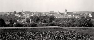 Stadt 1929 von Süden