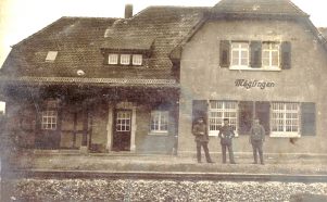 Bahnhof Möglingen um 1917