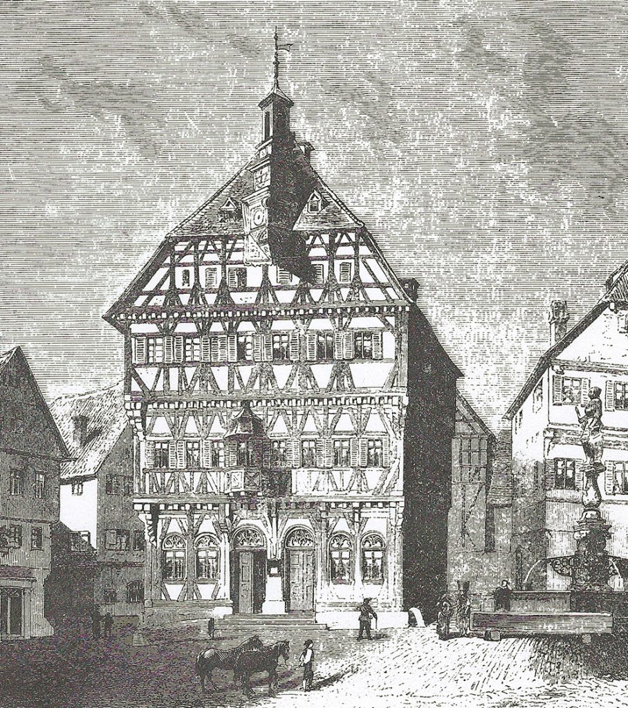 Rathaus Markgröningen 1866