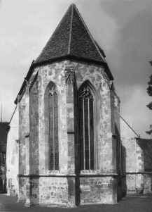 Chor der Spitalkirche 1958