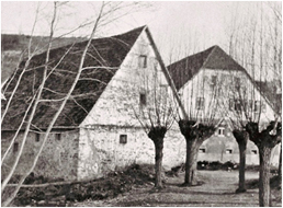 Periphere Gebäude bis 1945