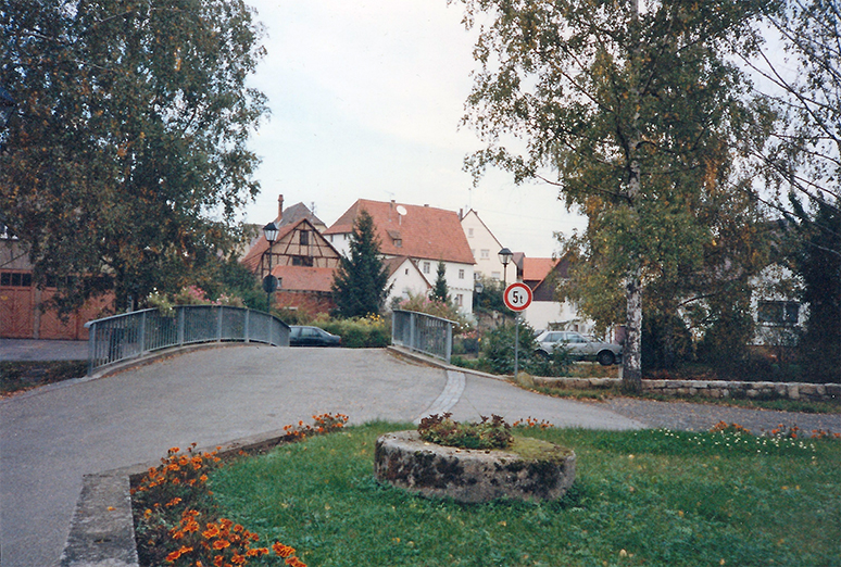 Glemsbrücke um 1990