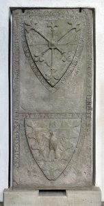 Grabplatte Albrecht II. von Hohenberg