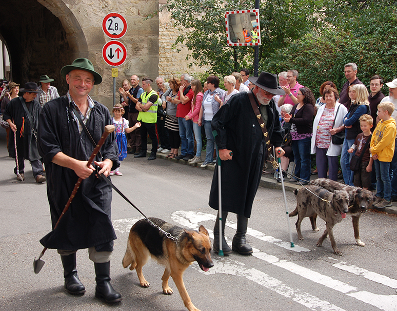 Schäfer im Festzug