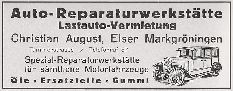 Auto Elser 1929