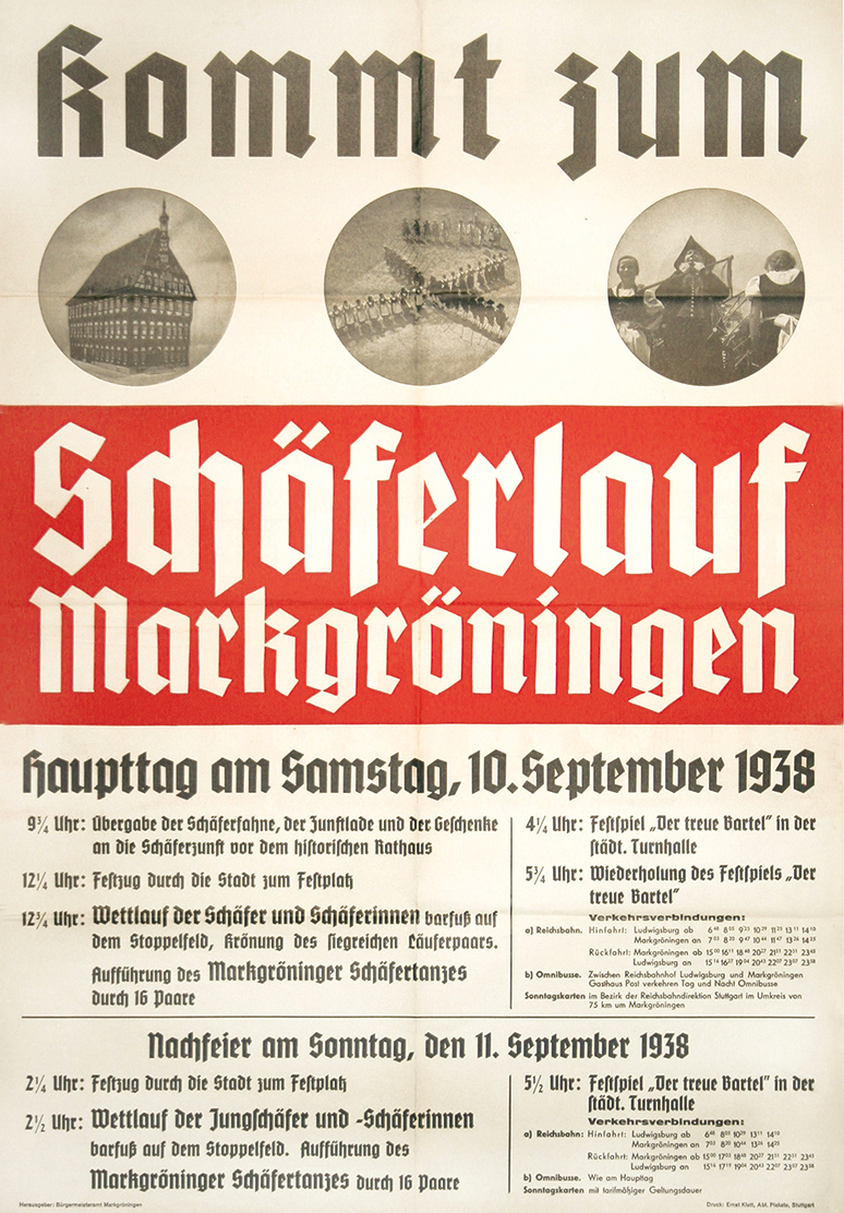 Plakat von 1938