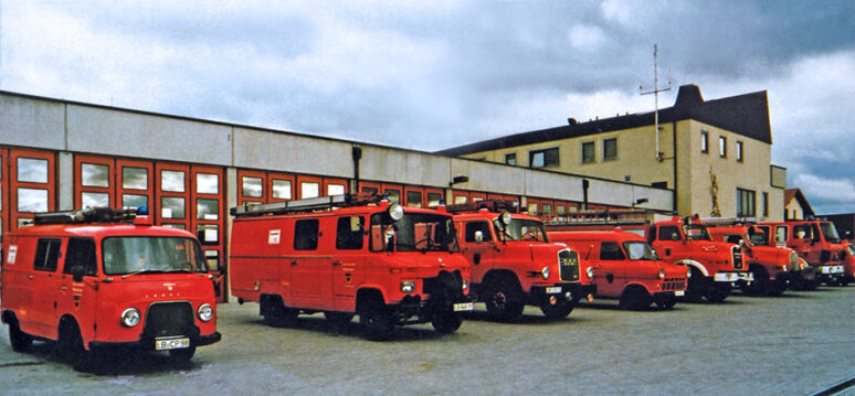 Feuerwehrfahrzeuge 1986
