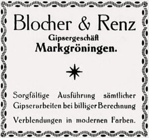 Anzeige Blocher & Renz