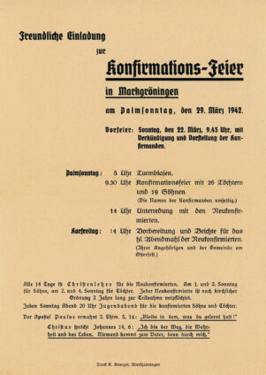 Konfirmation 1942