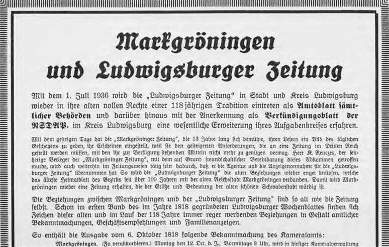 Ludwigsburger Zeitung