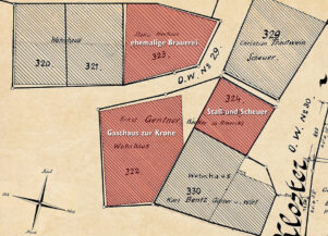 Lageplan Krone 1924