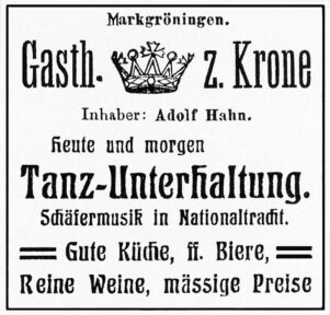 Anzeige Krone