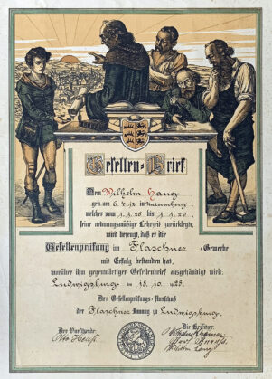 Gesellenbrief Haug