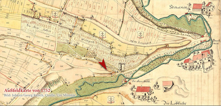 Raiserhof-Standort 1752