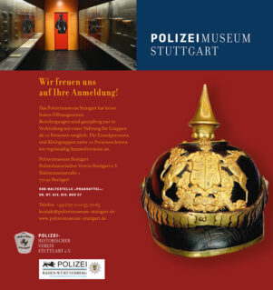 Flyer zum Polizeimuseum Polizei-Museum