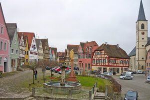 Marktplatz von Aub